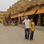 Standing outside Kingdom of Dreams