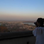 Taking a photo of Udaipur City