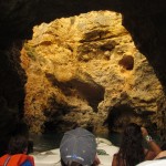 In the caves