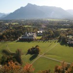 South view from castle